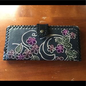 Tooled Leather Wallet
